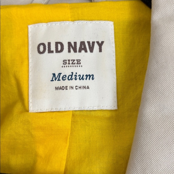 Old Navy Light Tan Trench Coat, Medium - Picture 3 of 11